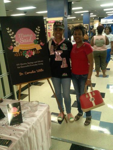 Cornelia Wills books signing day fans